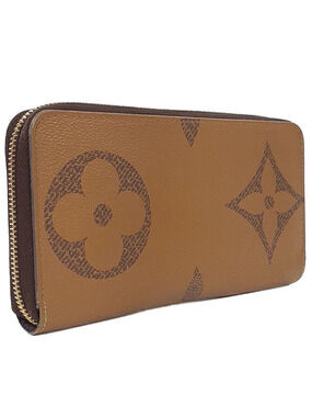 Louis Vuitton Wallet Long Zippy Zipper Round Giant Reverse Monogram